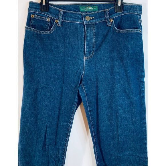 LRL Lauren Jeans Co. Ralph Lauren Women's Stretch Bootcut Denim Jeans Size 8 - Picture 2 of 5